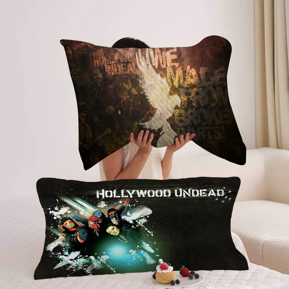 Home Textiles Premium - ラップロック H-Hollywood Undead バンド ニュースタイル 大人用枕タオル