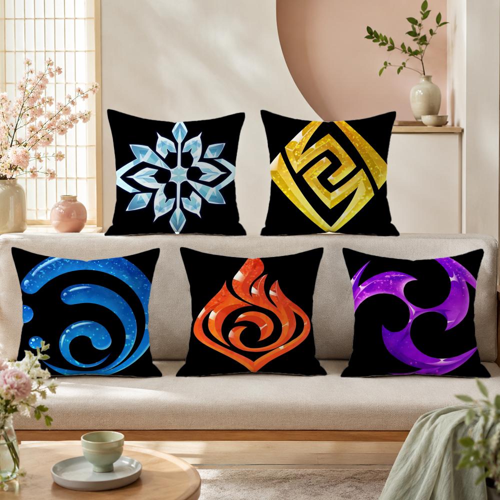オリジナルゴッドエレメント枕カバー プレミアムリネンクッショ - Home Textiles Premium のレビューと価格