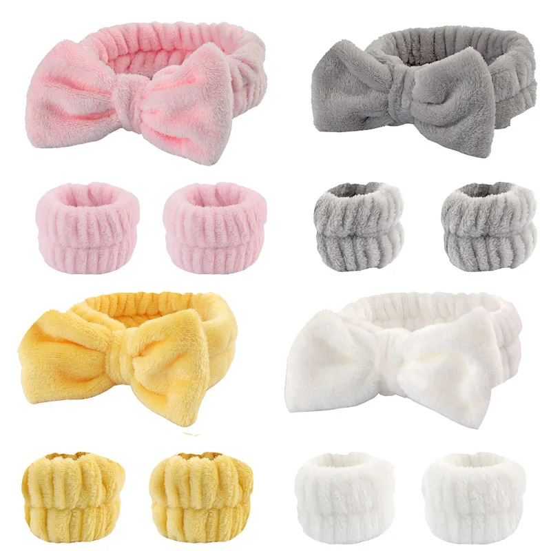 1/4 個再利用可能な手首洗濯ベルトソフトマイクロファイバー - Home Textiles Face Towel のレビューと価格