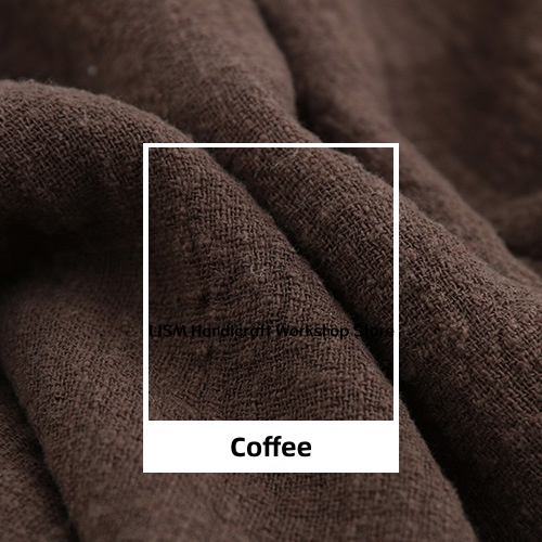 天然洗浄リネン生地複数色ソフトしわ加工生地女性服ホームテキス - Home Textiles & Decorations のレビューと価格