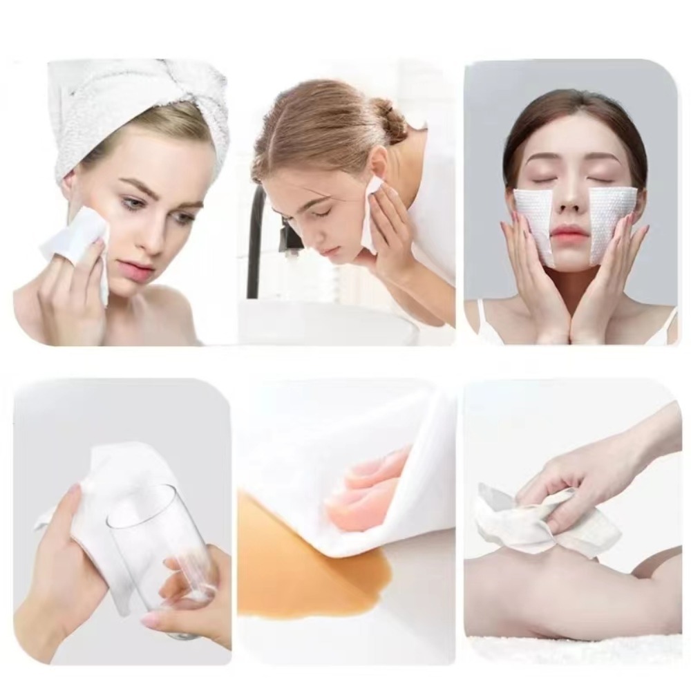 使い捨て圧縮洗顔コットンタオル、再利用可能なソフトトラベルタ - Home Textiles Face Towel のレビューと価格