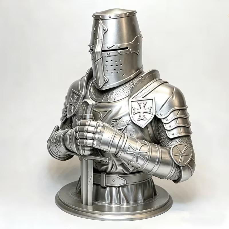 新作セール：ゴシック様式のテンプル騎士の胸像。3Dプリントに - Home Textiles Sale のレビューと価格